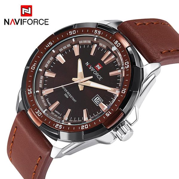 wristwatches naviforce fashion men's watch quartz casual men waterproof wrist military clock relogio masculino, Slivery;brown
wristwatches naviforce fashion men's watch quartz casual men waterproof wrist military clock relogio masculino, Slivery;brown
