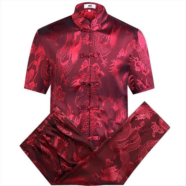 red plus size chinese mens tracksuits traditiona tang suit sets short sleeve long pants kung fu silk wu, Gray
red plus size chinese mens tracksuits traditiona tang suit sets short sleeve long pants kung fu silk wu, Gray