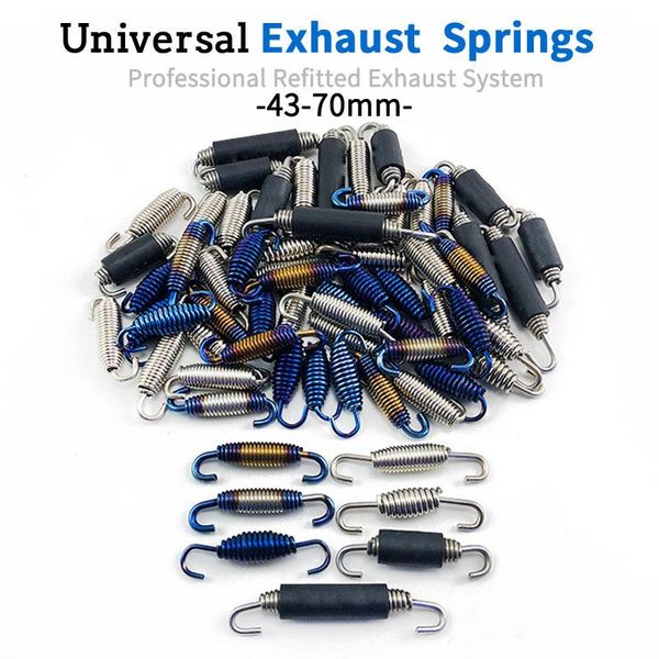 motorcycle exhaust system 50mm 60mm 70mm universal springs fully rotatable stainless steel half blue hooks
motorcycle exhaust system 50mm 60mm 70mm universal springs fully rotatable stainless steel half blue hooks
