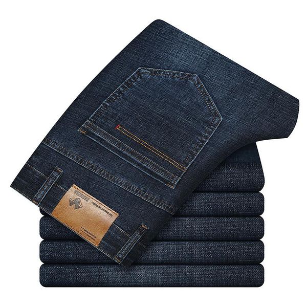 men's jeans 2021 reclaim gentlemen regular fit classic business mode casual stretch denim broek male brand, Blue
men's jeans 2021 reclaim gentlemen regular fit classic business mode casual stretch denim broek male brand, Blue