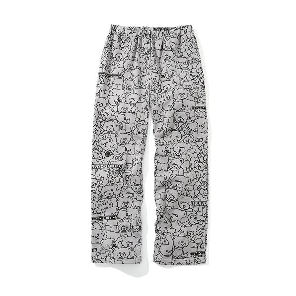 pants fashionable the cartoon bear manyin casual men's harajuku brand elastic waist loose straight street trend, Black
pants fashionable the cartoon bear manyin casual men's harajuku brand elastic waist loose straight street trend, Black
