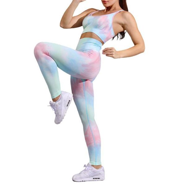 women's two piece pants chrleisure tie-dye yoga sports suit spring and autumn light thin fashion net red quick-drying clothe, White
women's two piece pants chrleisure tie-dye yoga sports suit spring and autumn light thin fashion net red quick-drying clothe, White