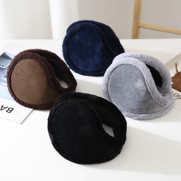 berets winter warm earmuffs outdoor riding thicken widen headphones imitation fur men ear cover protector plush soft mask, Blue;gray 
berets winter warm earmuffs outdoor riding thicken widen headphones imitation fur men ear cover protector plush soft mask, Blue;gray