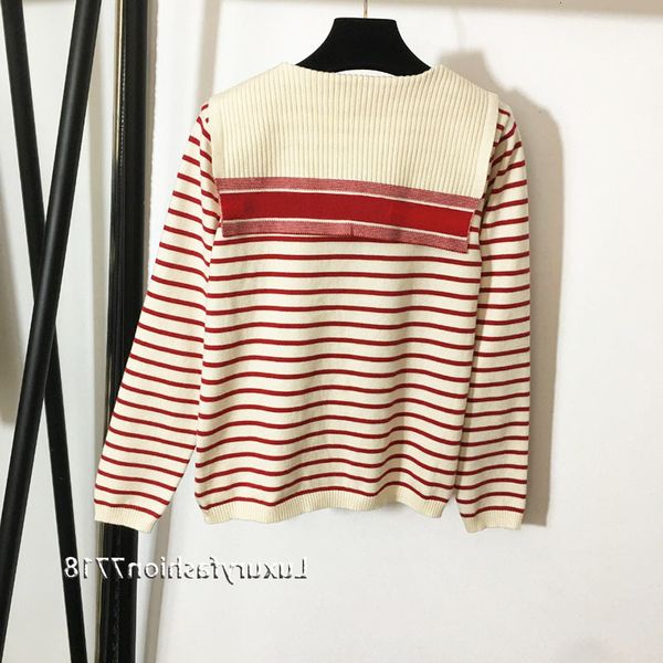 women's sweaters luxury design 21 women's fashions mark letter clothing jacquard sailor collar long sleeve striped knitting sweate, White;black
women's sweaters luxury design 21 women's fashions mark letter clothing jacquard sailor collar long sleeve striped knitting sweate, White;black