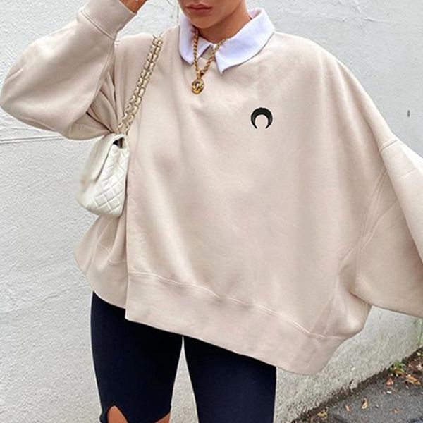 oversize moon embroidery pullover sweatshirt woman drop-shoulder o-neck loose for girls spring winter streetwear casual 210518, Black
oversize moon embroidery pullover sweatshirt woman drop-shoulder o-neck loose for girls spring winter streetwear casual 210518, Black
