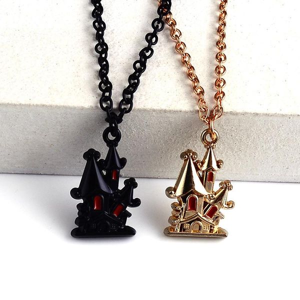 chains halloween necklace black gold witch castle pendant ladies fashion retro chain creative funny gifts, Silver
chains halloween necklace black gold witch castle pendant ladies fashion retro chain creative funny gifts, Silver