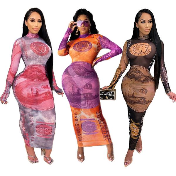 mesh money dress dollar printed long sleeve see through bodycon pencil dresses 2021 autumn spring party clubwear clothesb, Black;white
mesh money dress dollar printed long sleeve see through bodycon pencil dresses 2021 autumn spring party clubwear clothesb, Black;white
