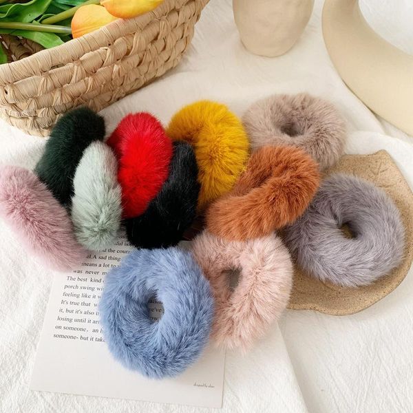 hair accessories girl elastic band plush rubber simple solid color soft, Slivery;white
hair accessories girl elastic band plush rubber simple solid color soft, Slivery;white
