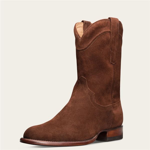 man western cowboy boots flock mid calf work boot mens handmade british gentlemen style low heel pointed toe slip on shoes boots, Black;white
man western cowboy boots flock mid calf work boot mens handmade british gentlemen style low heel pointed toe slip on shoes boots, Black;white