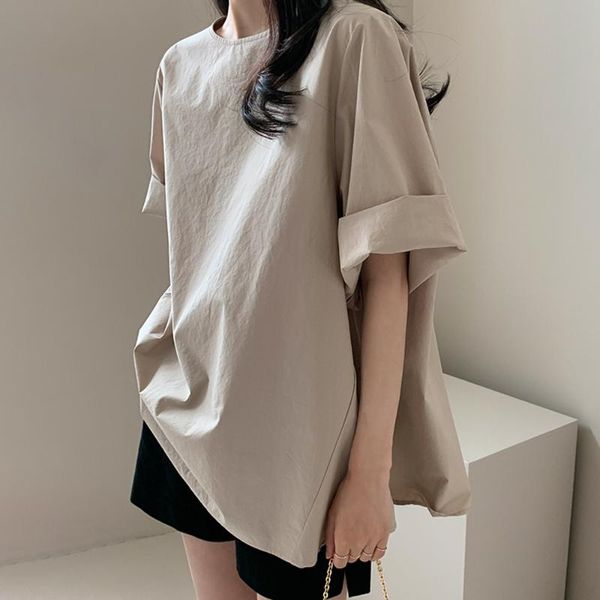 women's t-shirt women plain loose t shirt japanese summer thin casual korea style fashion 3/4 sleeve female ladies clothes, White
women's t-shirt women plain loose t shirt japanese summer thin casual korea style fashion 3/4 sleeve female ladies clothes, White
