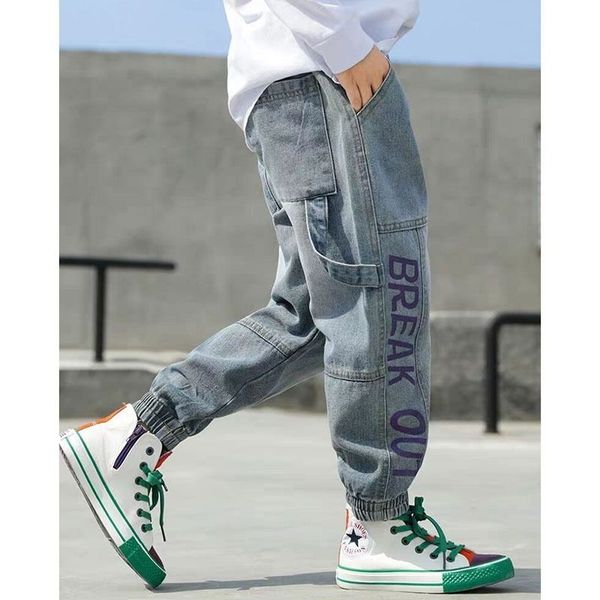 INS hot boys jeans 4-13 years old Cotton washed kids jeans Korean 4 pocket letters girls pants jeans for baby girl kids, Blue
INS hot boys jeans 4-13 years old Cotton washed kids jeans Korean 4 pocket letters girls pants jeans for baby girl kids, Blue