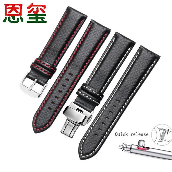 watch bands 20 22mm carbonfiber genuine leather strap black with white blue red line bracelet for huawei 2 pro gt2 quick release, Black;brown
watch bands 20 22mm carbonfiber genuine leather strap black with white blue red line bracelet for huawei 2 pro gt2 quick release, Black;brown