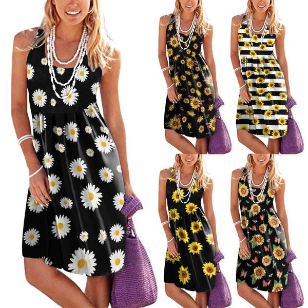casual dresses women's dress sleeveless floral printing beach long maxi loose fashion women vestidos de verano #g2, Black;gray
casual dresses women's dress sleeveless floral printing beach long maxi loose fashion women vestidos de verano #g2, Black;gray