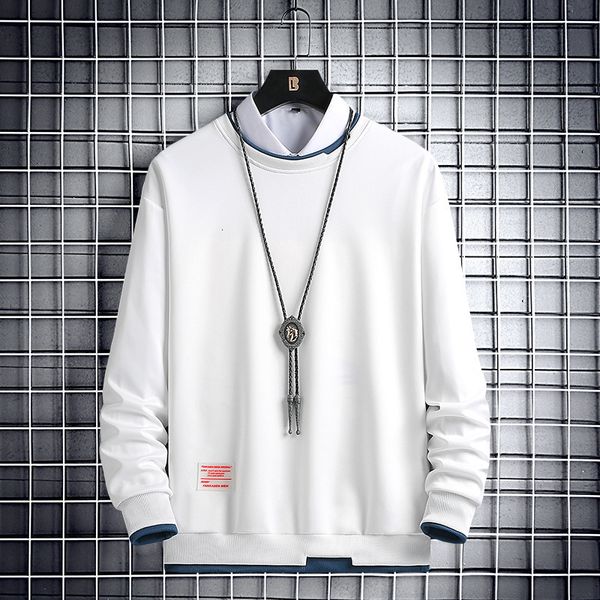 mens sweater long sleeved t-shirt men's sweater spring autumn new ins trend bottoming shirt fake two-piece suit can be printed, Black
mens sweater long sleeved t-shirt men's sweater spring autumn new ins trend bottoming shirt fake two-piece suit can be printed, Black