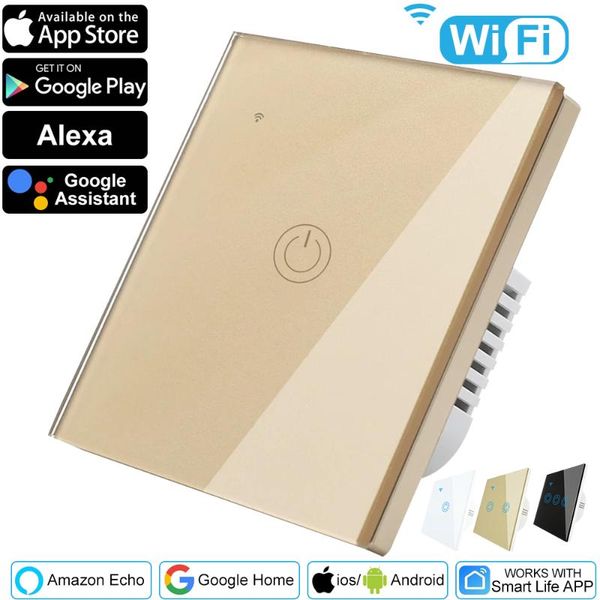 smart home control wifi wall touch switch light 1/2/3gang eu life support alexa google assistant wireless
smart home control wifi wall touch switch light 1/2/3gang eu life support alexa google assistant wireless