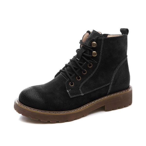 boots ankle round toe low women solid fashion punk motorcycle concise lace up shoes, Black
boots ankle round toe low women solid fashion punk motorcycle concise lace up shoes, Black