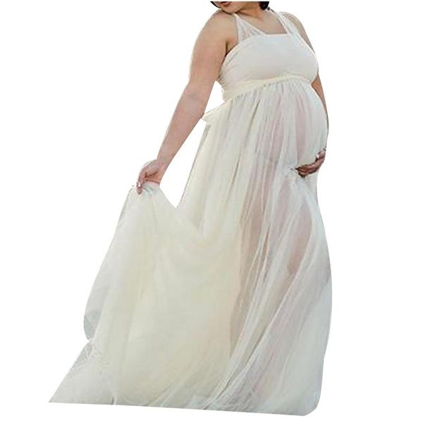 plus size maternity lace dresses women pregnancy chiffon dress for po prop solid color maxi gown accessory, White
plus size maternity lace dresses women pregnancy chiffon dress for po prop solid color maxi gown accessory, White