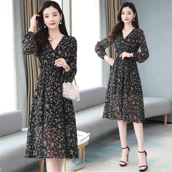 vintage black print chiffon beach midi dress autumn korean plus size long sleeve women elegant bodycon party vestidos 210528, Black;gray
vintage black print chiffon beach midi dress autumn korean plus size long sleeve women elegant bodycon party vestidos 210528, Black;gray