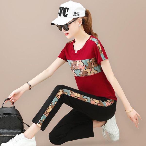 plus size tracksuits large 4xl 5xl casual suit summer fashion printed two piece set short sleeve cropped trousers clothes red blue, Black
plus size tracksuits large 4xl 5xl casual suit summer fashion printed two piece set short sleeve cropped trousers clothes red blue, Black