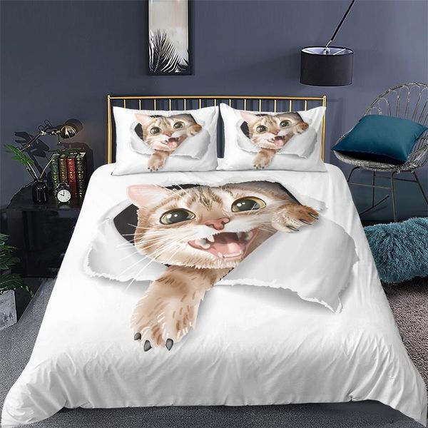 bedding sets lovely pet cute cat duvet quilt cover set funny animal comforter bed covers pillowcase king 220*240cm
bedding sets lovely pet cute cat duvet quilt cover set funny animal comforter bed covers pillowcase king 220*240cm