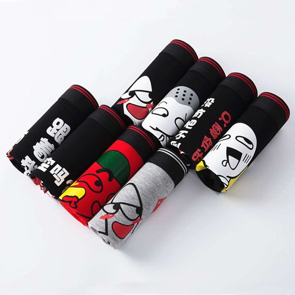 cartoon underwear boxers trend personality sao four corners youth creative funny men's modal student shorts, Black;white
cartoon underwear boxers trend personality sao four corners youth creative funny men's modal student shorts, Black;white
