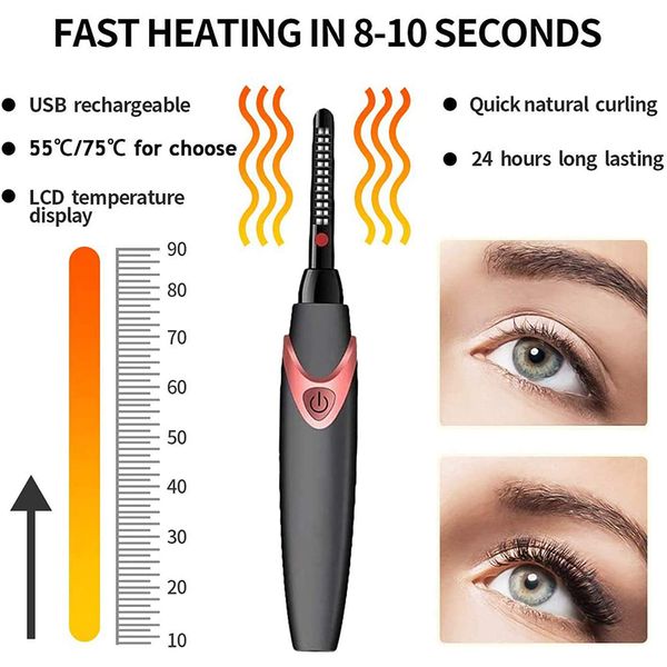 electric heated eyelash curler usb charge eyelash curler quick heat 2 temperature level adjustable eyelash curling makeup toolsscouts
electric heated eyelash curler usb charge eyelash curler quick heat 2 temperature level adjustable eyelash curling makeup toolsscouts