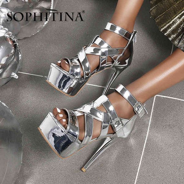 sophitina fashion women's pumps narrow band decoration ankle buckle strap platform shoes modern stylish pumps po460 210513, Black
sophitina fashion women's pumps narrow band decoration ankle buckle strap platform shoes modern stylish pumps po460 210513, Black