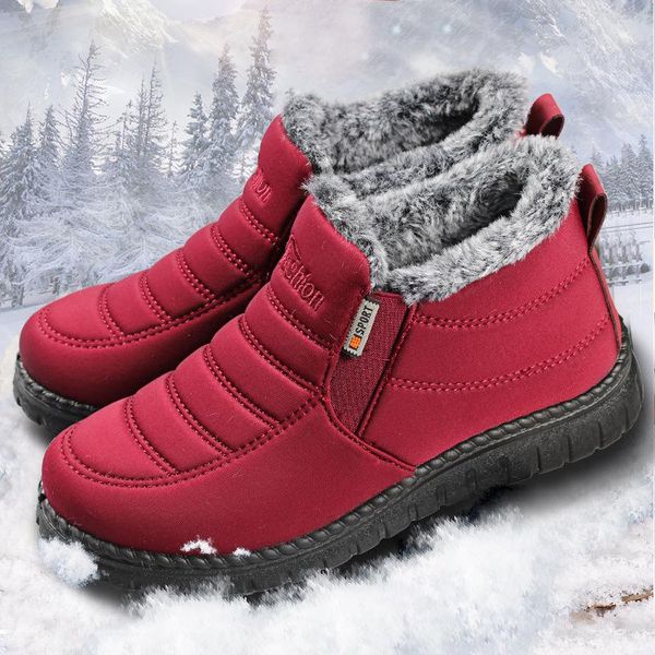 boots snow women winter anti-skid warm mother shoes plus velvet thick short tube ladies old cotton, Black
boots snow women winter anti-skid warm mother shoes plus velvet thick short tube ladies old cotton, Black