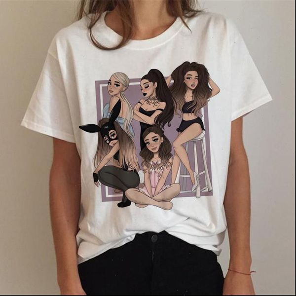 women tshirt womens t shirt summer fashion tee funny cartoon girls print shirts loose female gprahic, White
women tshirt womens t shirt summer fashion tee funny cartoon girls print shirts loose female gprahic, White