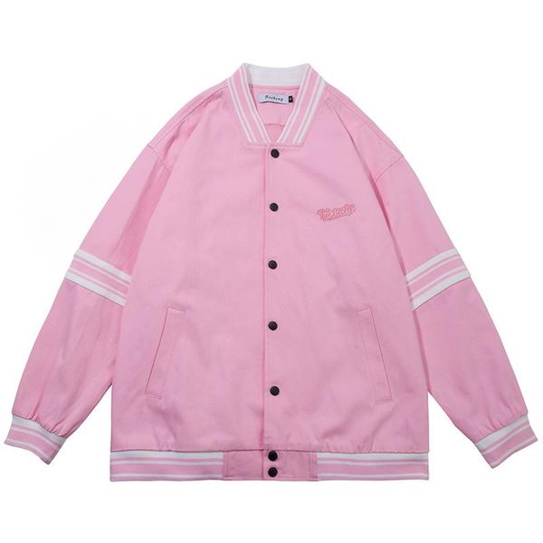 men's jackets retro letter printed bomber jacket oversize streetwear 2021 mens harajuku pink varsity baseball coats, Black;brown
men's jackets retro letter printed bomber jacket oversize streetwear 2021 mens harajuku pink varsity baseball coats, Black;brown