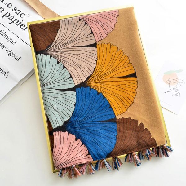 scarves french ins style tassel printed women hijab soft satin cotton long silk scarf ginkgo leaf sunscreen shawl bufandas de mujer, Blue;gray
scarves french ins style tassel printed women hijab soft satin cotton long silk scarf ginkgo leaf sunscreen shawl bufandas de mujer, Blue;gray