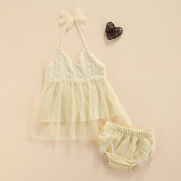 clothing sets 2pcs born baby girls clotehs 2021 summer sleeveless halter lace tulle + shorts princess toddler outfit 0-24m, White
clothing sets 2pcs born baby girls clotehs 2021 summer sleeveless halter lace tulle + shorts princess toddler outfit 0-24m, White