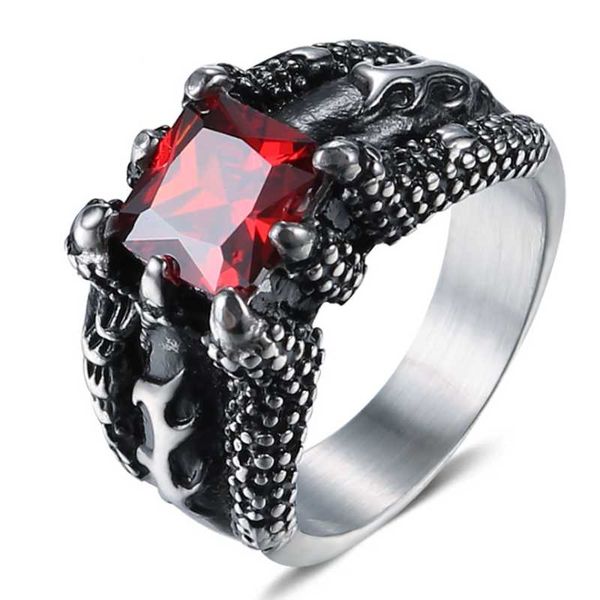 wedding rings vintage red titanium steel ring men's personalized fashion domineering, Slivery;golden
wedding rings vintage red titanium steel ring men's personalized fashion domineering, Slivery;golden