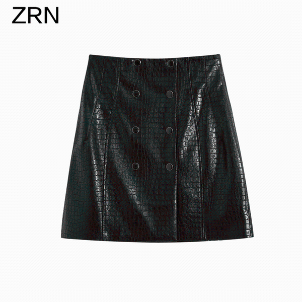 women 2021 fashion vintage faux leather pu black skirts high waisted skirt elegant buttons mini female ladies
women 2021 fashion vintage faux leather pu black skirts high waisted skirt elegant buttons mini female ladies