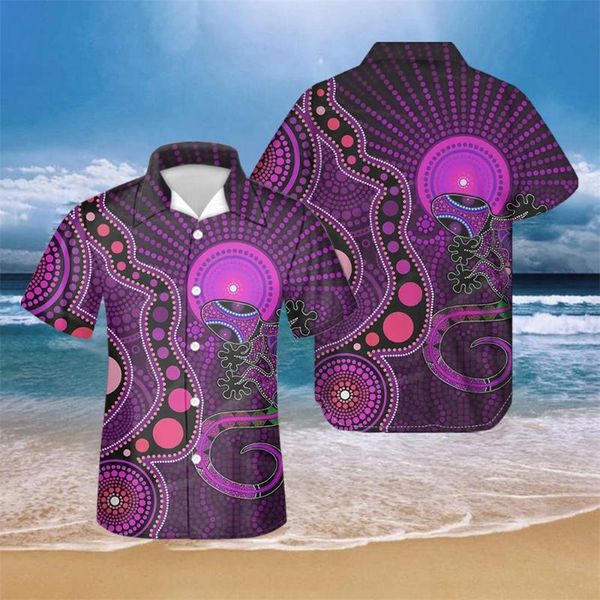 men's casual shirts guayabera cuban for man australian aboriginal print purple turn down short sleeve hawaiana shirt plus size 7xl, White;black
men's casual shirts guayabera cuban for man australian aboriginal print purple turn down short sleeve hawaiana shirt plus size 7xl, White;black