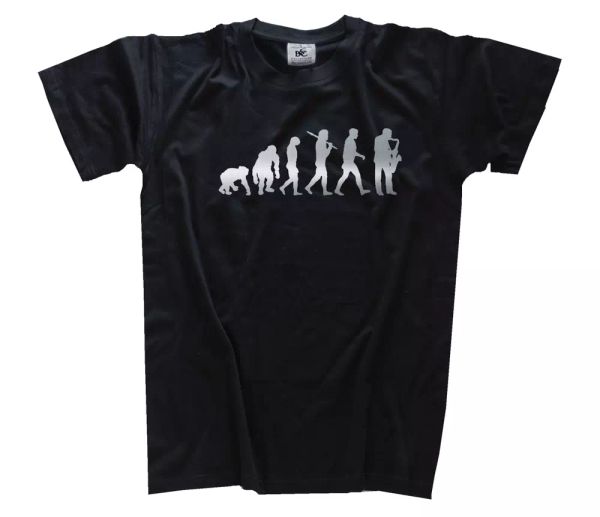 silver edition saxophone alto saxophone saxofonist evolution instrument t-shirt s-xxxl, White;black
silver edition saxophone alto saxophone saxofonist evolution instrument t-shirt s-xxxl, White;black