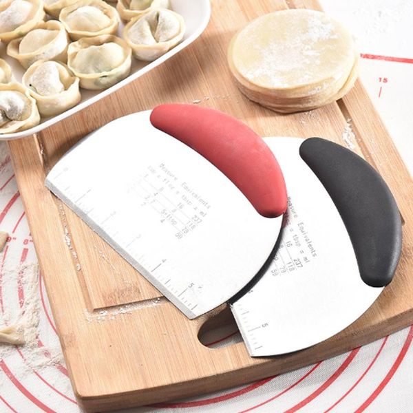 semi-circular stainless steel noodle cutter with scale kitchen baking accessories knife flour scraper dough aids waffle & pastry tools
semi-circular stainless steel noodle cutter with scale kitchen baking accessories knife flour scraper dough aids waffle & pastry tools