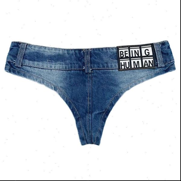 womens jeans nightclub girls low waist denim thong shorts micro femme disco dance beach, Blue
womens jeans nightclub girls low waist denim thong shorts micro femme disco dance beach, Blue