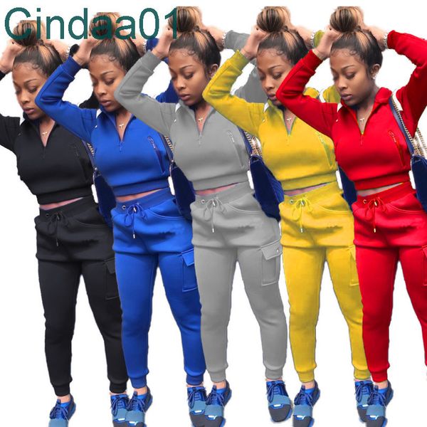 women tracksuits two piece set solid color splicing personalized zipper sweater work pants ladies fashion autumn winter sportswear outfits, Gray
women tracksuits two piece set solid color splicing personalized zipper sweater work pants ladies fashion autumn winter sportswear outfits, Gray