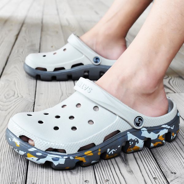 Sandals Mens Shoes New Summer Clogs Mens Beach Sandals Outdoor Zuecos Men Camouflage black Slippers Sandalias Hombre Size 39-47, Black red 724
Sandals Mens Shoes New Summer Clogs Mens Beach Sandals Outdoor Zuecos Men Camouflage black Slippers Sandalias Hombre Size 39-47, Black red 724