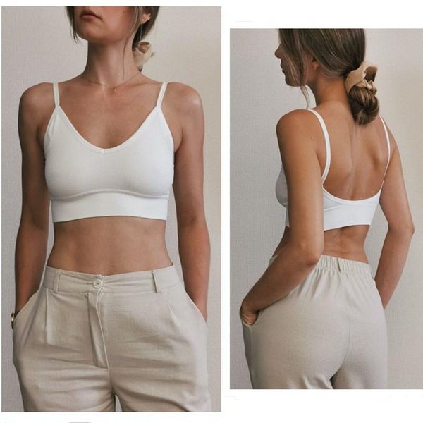 camisoles & tanks women tank crop seamless underwear lingerie female intimates with removable padded camisole femme, Black;white
camisoles & tanks women tank crop seamless underwear lingerie female intimates with removable padded camisole femme, Black;white