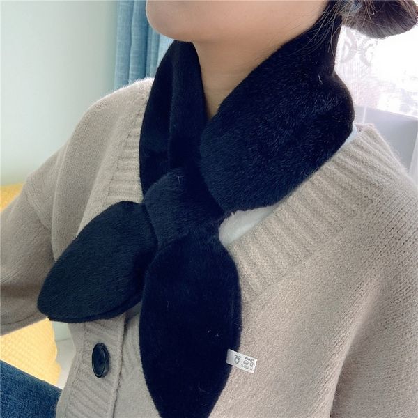 jkb plush women's winter net red rex rabbit fur neck cravat warm scarfscarf thickening warm versatile fur collar simple cross ties, Black;gray
jkb plush women's winter net red rex rabbit fur neck cravat warm scarfscarf thickening warm versatile fur collar simple cross ties, Black;gray