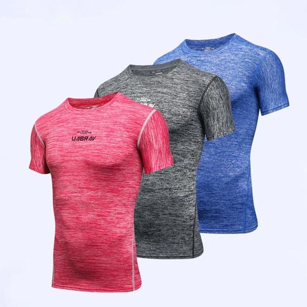 running jerseys men's quick dry t-shirts compression tights sport fitness gym soccer bodybuilding jogging shirts sportswear tees, Black;blue
running jerseys men's quick dry t-shirts compression tights sport fitness gym soccer bodybuilding jogging shirts sportswear tees, Black;blue