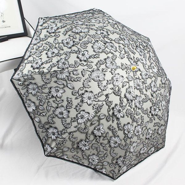 creative silver two fold umbrella double sunscreen sunshade black plastic folding rain dual-use anti-uv sun umbrellas
creative silver two fold umbrella double sunscreen sunshade black plastic folding rain dual-use anti-uv sun umbrellas