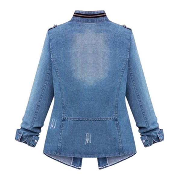 women's jackets womens jacket slim fashion #40 chain denim streetwear jeans size plus coats autumn casual oversize pocket, Black;brown
women's jackets womens jacket slim fashion #40 chain denim streetwear jeans size plus coats autumn casual oversize pocket, Black;brown