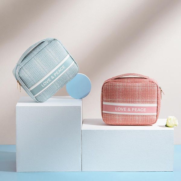 portable plaid cosmetic bag travel women toiletry organizer makeup soft make up pouch storage bags fashion wash & cases
portable plaid cosmetic bag travel women toiletry organizer makeup soft make up pouch storage bags fashion wash & cases