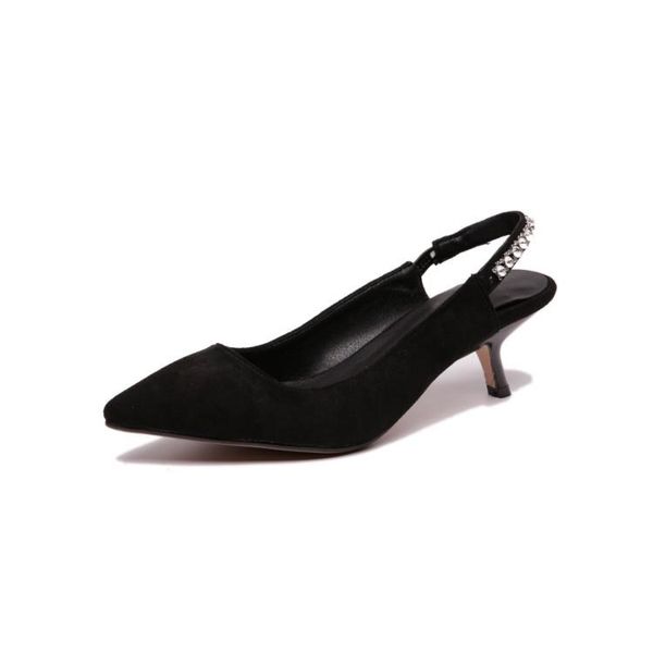 big size 32-43 2021 fashion women solid sweet pointed toe heels pumps 3 colors dress shoes, Black
big size 32-43 2021 fashion women solid sweet pointed toe heels pumps 3 colors dress shoes, Black