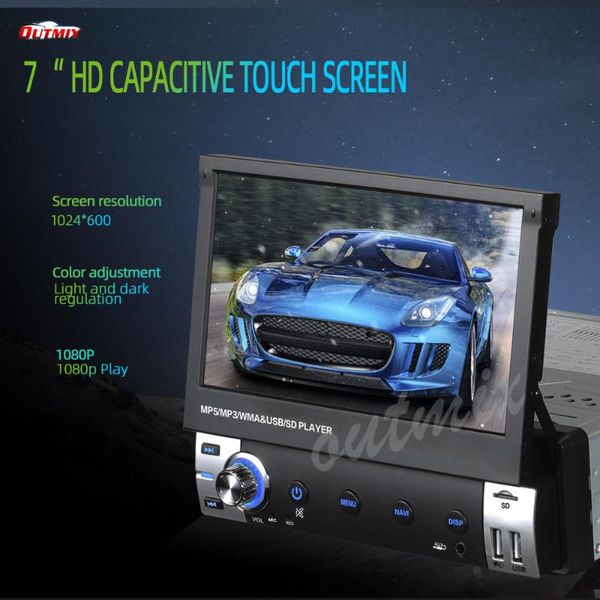 car video radio 7" hd retractable screen bluetooth autoradio stereo mp5 player with mirror link android 10.1 3usb
car video radio 7" hd retractable screen bluetooth autoradio stereo mp5 player with mirror link android 10.1 3usb