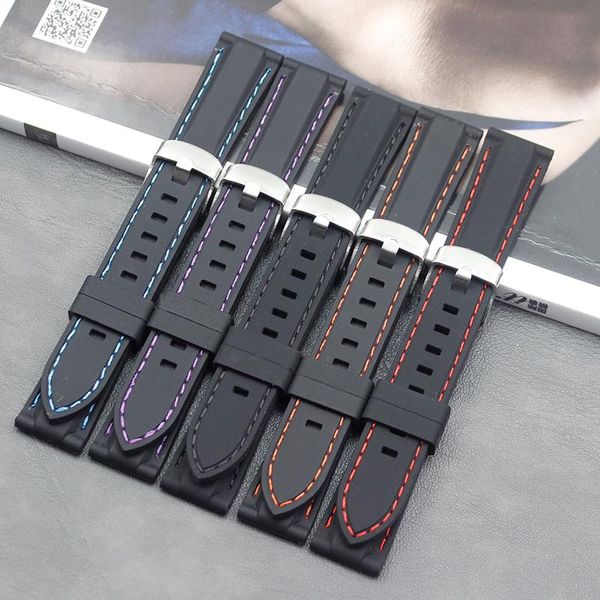watch bands men's silicone strap 18mm ladies outdoor soft sports waterproof natural rubber with buckle accessories, Black;brown
watch bands men's silicone strap 18mm ladies outdoor soft sports waterproof natural rubber with buckle accessories, Black;brown