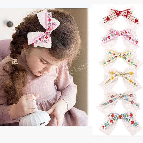6 colors baby kids girls barrettes floral embroidery lace quality cute princess hairclippers children hairpins, Slivery;white
6 colors baby kids girls barrettes floral embroidery lace quality cute princess hairclippers children hairpins, Slivery;white